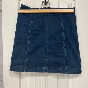 Free People Denim Skirt